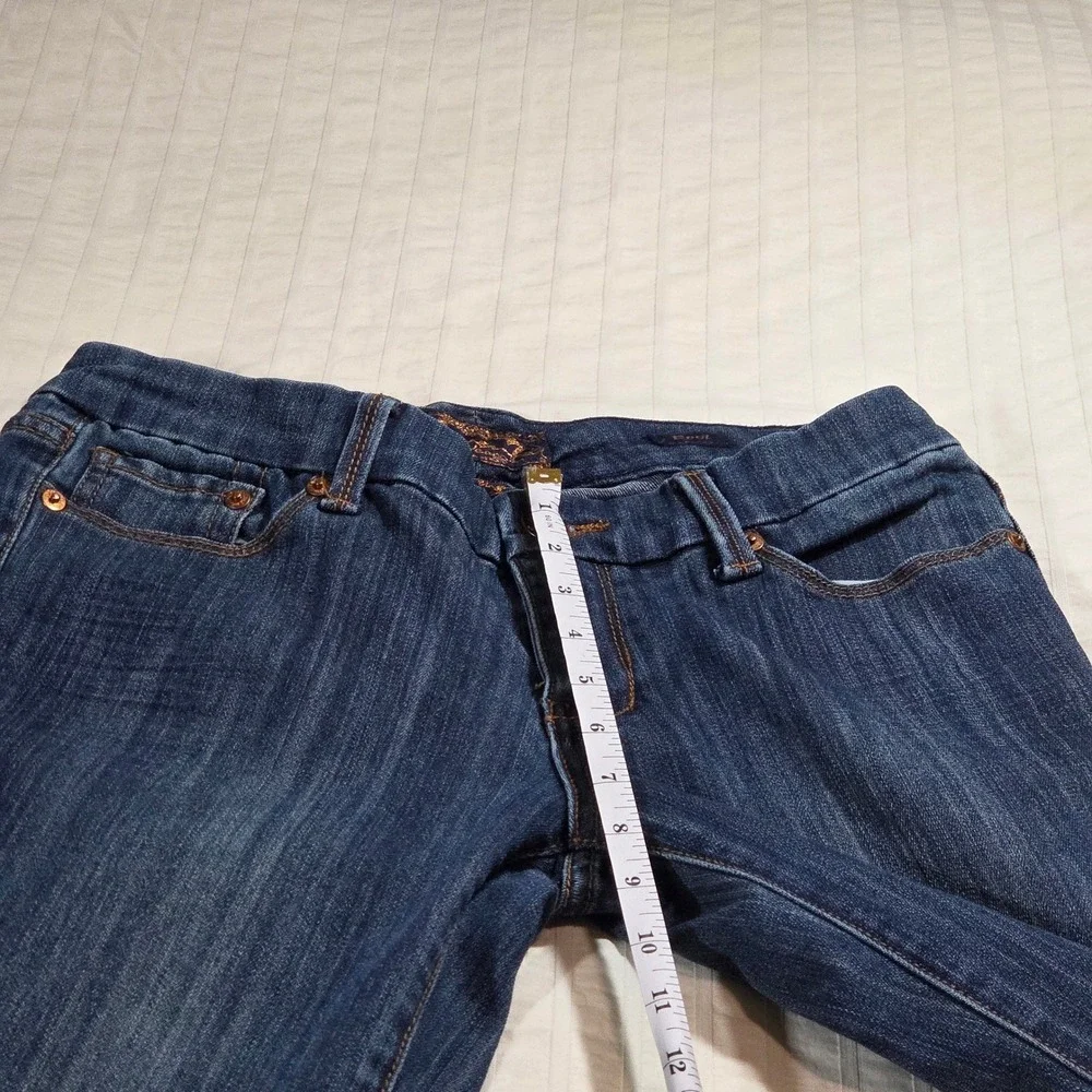 Seven7 Womens Bootcut Jeans Dark Wash Stretch Denim‎ Size 29 Mid Rise Classic
